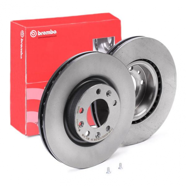 KIT DISCHI FRENO BREMBO ANTERIORI RENAULT CLIO IV 1.2 16V 55KW