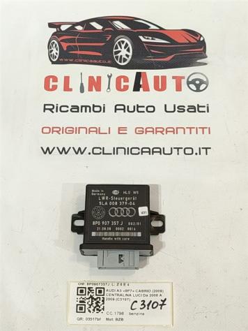 CENTRALINA LUCI AUDI A3 Cabriolet Serie (8P7) 8P0907357J BZB (0813)