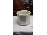 Porta vaso ottagonale, ceramica Vintage