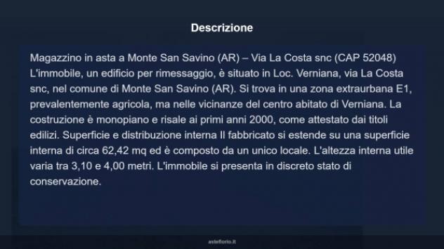 Immobile in asta di 62 m² in vendita a Monte San Savino - Foto 4