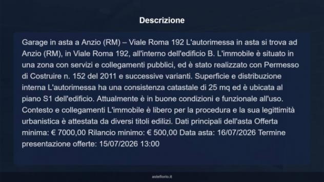 Immobile in asta di 25 m² in vendita a Anzio - Foto 10