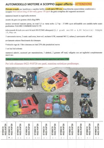 Automodello a scoppio carson !/8
