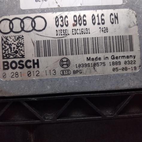 CENTRALINA ECU BOSCH 0281012113 EDC16U31 AUDI A4 2.0 TDI 03G906016GN - Foto 6