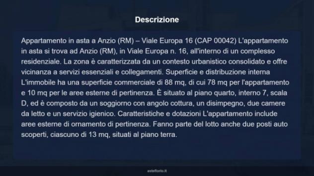 Immobile in asta di 88 m² in vendita a Anzio - Foto 4