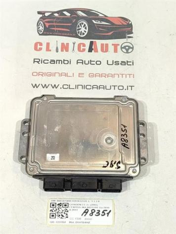 CENTRALINA MOTORE CITROEN C3 2° Serie 9663475880 0281012529 DV4TD/8HZ diesel 1398 (0510) - Foto 3