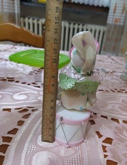 STATUETTA PAGLIACCIO CON TAMBURO - Foto 4