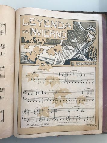 Vecchio libro di musica - Foto 9
