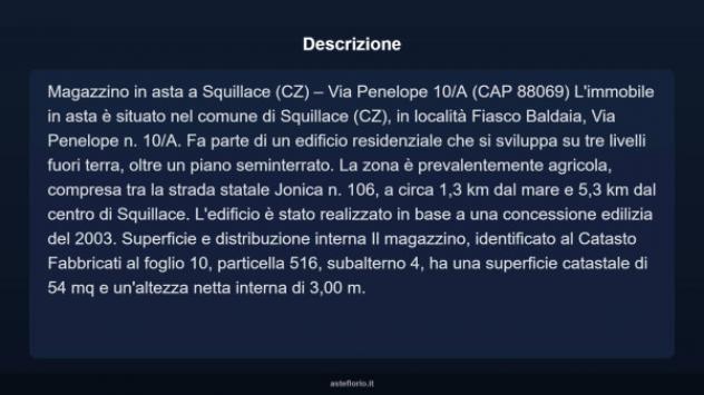 Immobile in asta di 54 m² in vendita a Squillace - Foto 5