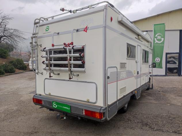 CAMPER ARCA MERCEDES MANSARDATO 7 POSTI DOPPIA DINETTE CLIMATIZZATORE LETTI CASTELLO FOTOVOLTAICO GENERALI USATI 538 - Foto 4