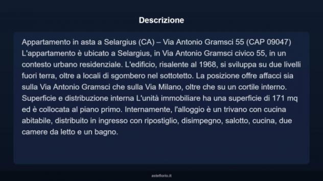 Immobile in asta di 171 m² in vendita a Selargius - Foto 4