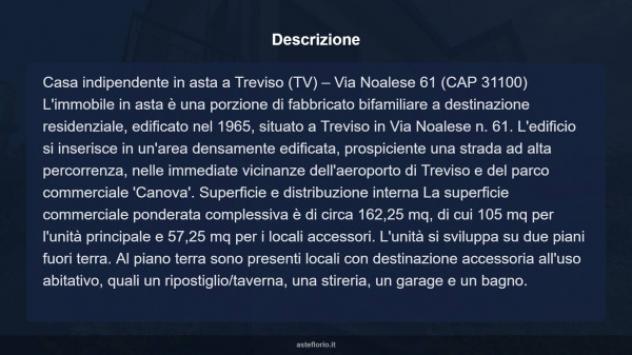 Immobile in asta di 162 m² con più di 5 locali e box auto in vendita a Treviso - Foto 7