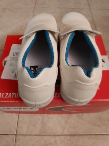 Scarpe anti infortunistica cofra codice s2 ristorazione bianche n 44 - Foto 4