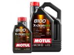 6 Litri Motul 8100 X-Clean EFE 5W30 Lubrificante Sintetico Acea C2 C3