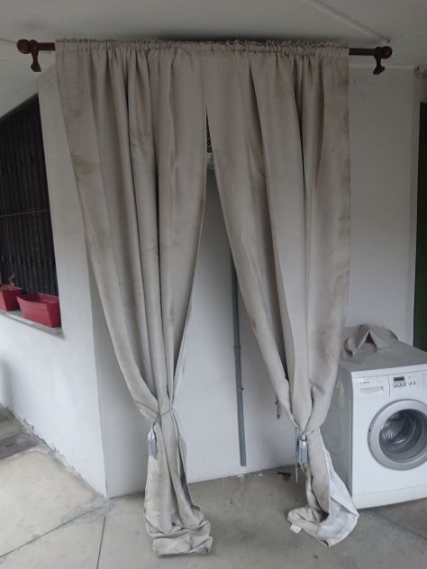 Bastone in legno con tenda - Foto 2