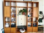 LIBRERIA/PARETE ATTREZZATA IN LEGNO – OTTIMO STATO
