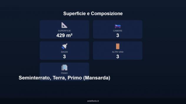 Immobile in asta di 429 m² con più di 5 locali e box auto in vendita a Salento - Foto 17