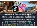 Gestione Social per Ristoranti, B&B, Case Vacanze e Affitti Turistici – 100€/mes