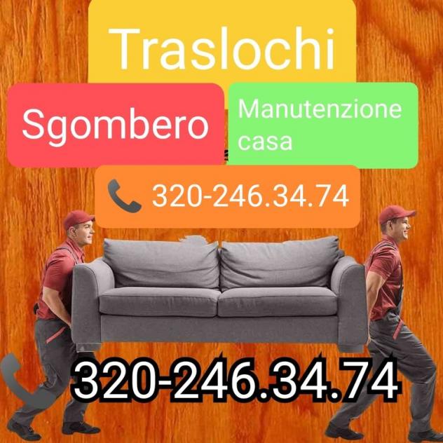 Traslochi e piccoli manutenzione per casa