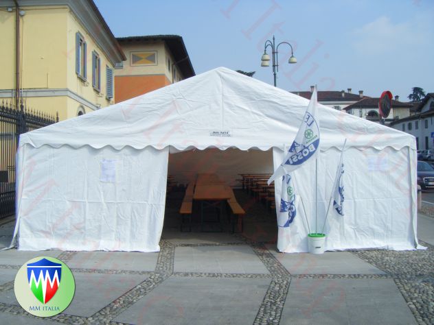 Tendoni per eventi Pubblici Gazebo  7 x 15 x 3,3 mt. pvc ignifugo 550 a Pontida - Foto 5