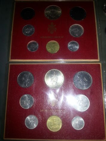 52 MONETE:6 D'ARGENTO MASSICCIO,FIOR DI CONIO,7 SERIE DIVISIONALI,VATICANO E SAN - Foto 3