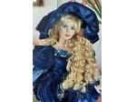 Grande bambola in porcellana vintage da collezione numero D 85536