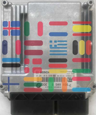 0281016640 DDE 8 509 036 BMW X5 3.0 centralina motore Bosch