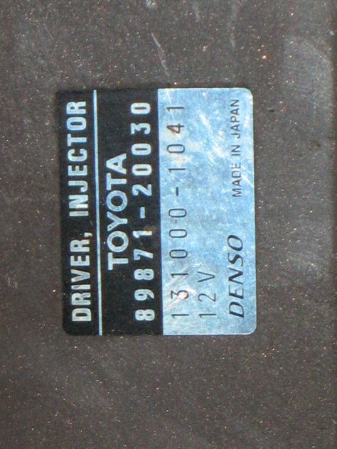 8987120030 ECU TOYOTA COROLLA VERSO RAV4 2.0 89871-20030 131000-1041 1310001041 - Foto 2