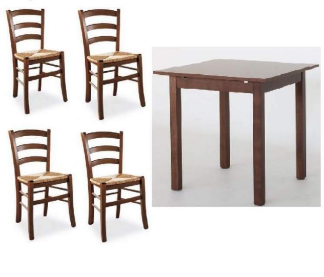 Set cod 126 Tavoli 80x80 e sedie Arredamento Ristoranti Pub Bar