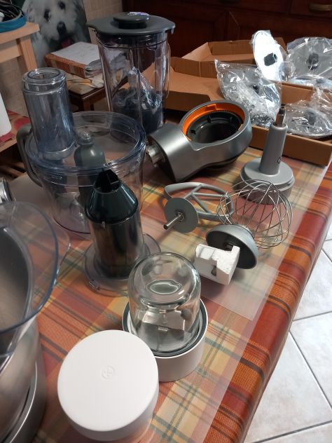 IMPASTATRICE PLANETARIA KENWOOD KVC3110S CON ACCESSORI ACQUISTATI A PARTE - Foto 4