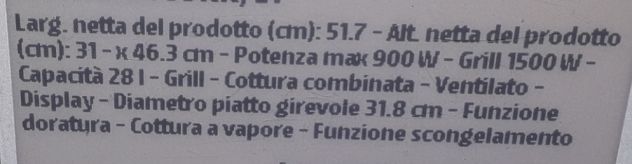 Forno microonde nuovo Samsung - Foto 5