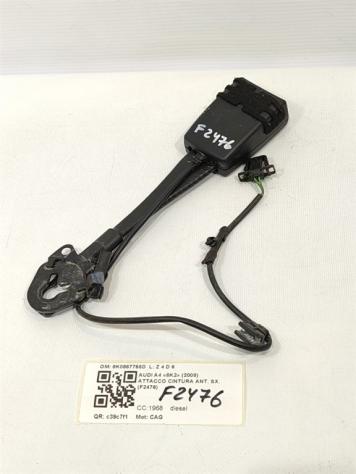 AGGANCIO CINTURA DI SICUREZZA ANT SX AUDI A4 Avant (8K5) 8K0857755D CAG (0815)