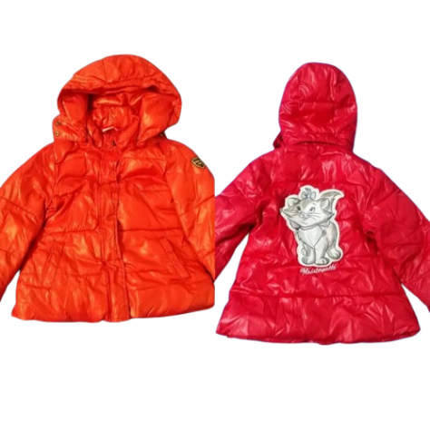 piumino nucleo disney bambina 5 anni. Rivestimento in pile. cappuccio staccabile