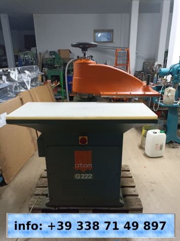 TRANCIA FUSTELLATRICE A BANDIERA ATOM G222 - Foto 5