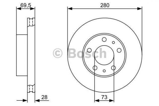 Bosch Disco  Freno 986479313