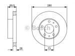 Bosch Disco  Freno 986479313