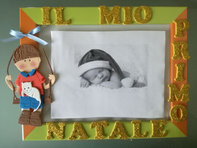 IL MIO PRIMO NATALE CORNICE - SPEDIZIONE GRATUITA - Foto 7