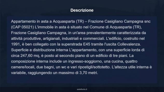 Immobile in asta di 247 m² in vendita a Acquasparta - Foto 18