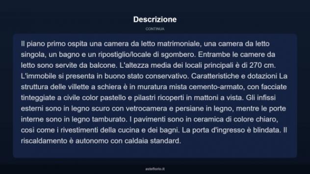 Immobile in asta di 121 m² con più di 5 locali e box auto doppio in vendita a Ceranova - Foto 4