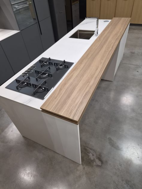 CUCINA CON ISOLA DA ESPOSIZIONE MENTA C2 - 4790 - RINNOVO MOSTRA - Foto 4