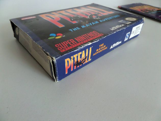 Scatola originale gioco PITFALL ORIGINALE per SNES - Foto 6