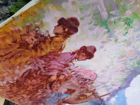 Quadro firmato Giovanni Boldini titolo Pescatori - Foto 3