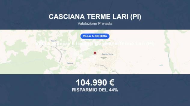 Immobile in asta di 129 m² con più di 5 locali e box auto in vendita a Casciana Terme Lari