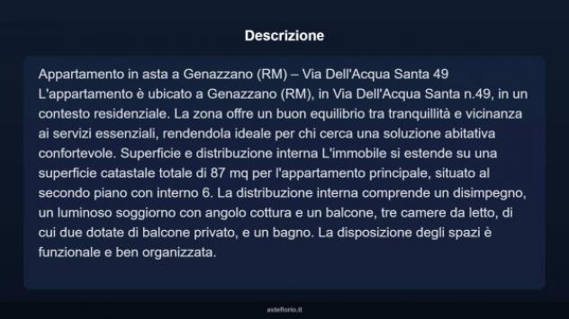 Immobile in asta di 87 m² in vendita a Genazzano - Foto 4