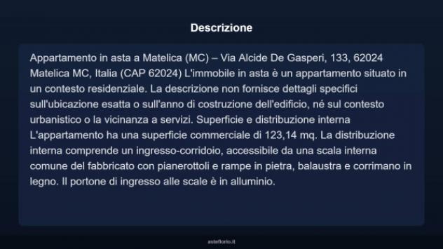 Immobile in asta di 123 m², box auto in vendita a Matelica - Foto 6