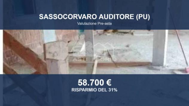 Immobile in asta di 258 m², box auto in vendita a Sassocorvaro Auditore