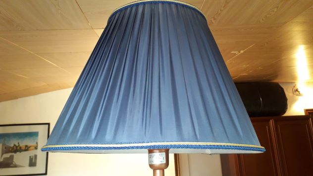 lampada da terra in Stile, blu bordato oro, - Foto 3