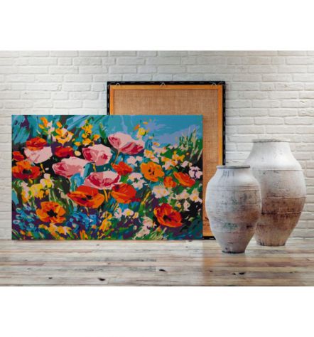 Quadro Fai Da Te 60x40 Cm. Floreal N. 23 Arredalacasa Spedizione Gratis - Foto 2