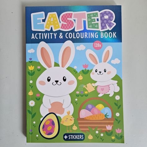 Libro da Colorare e di Attività, Pasqua + Stickers - Aa.Vv. - Wins Holland - 202
