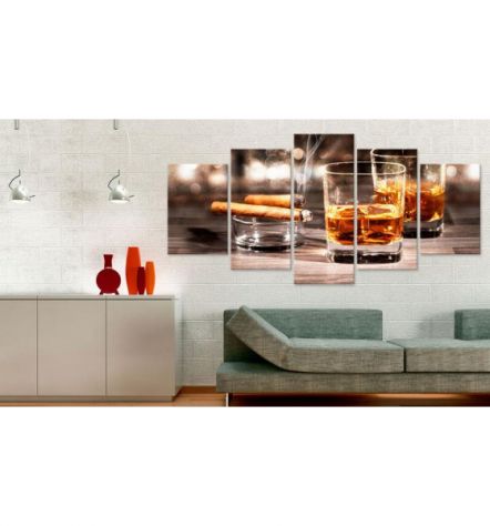 Quadro Al Bar Cm. 100X50 E 200x100 - ARREDALACASA - Foto 2