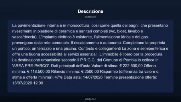 Immobile in asta di 295 m², box auto in vendita a Pombia - Foto 13